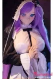 アニメドール ソフトビニール製ヘッド+TPE製ボディ WM Dolls 140cm Bカップ Y011ヘッド 金髪