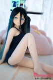 黒青のロングヘア 水着スタイルのリアルドール Aotumedoll