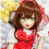 Aotume Doll #44ヘッド 145cm Bカップ  春日野 穹コス 白髪ロング アニメ風美少女 二次元ラブドール【お客様投稿写真】