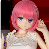 Aotume Doll #44ヘッド 145cm Bカップ  春日野 穹コス 白髪ロング アニメ風美少女 二次元ラブドール【お客様投稿写真】