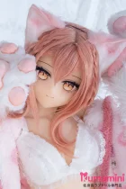 【お客様投稿写真】Aotume Doll M8ヘッド 145cm Bカップ 猫耳風美少女 萌え系ラブドール 二次元 宣伝画像はシリコンヘッド＋TPEボディ 素材選択可能
