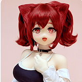 Aotume Doll M11ヘッド 135cm Bカップ ツインテール美少女 笑顔 可愛いアニメラブドール 宣伝画像はTPEヘッド＋TPEボディ【お客様投稿写真】