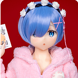 Aotume Doll M16ヘッド 145cm Bカップ セーラー服 藍髪 二次元 ダッチワイフ 宣伝画像はTPEヘッド＋TPEボディ【お客様投稿写真】