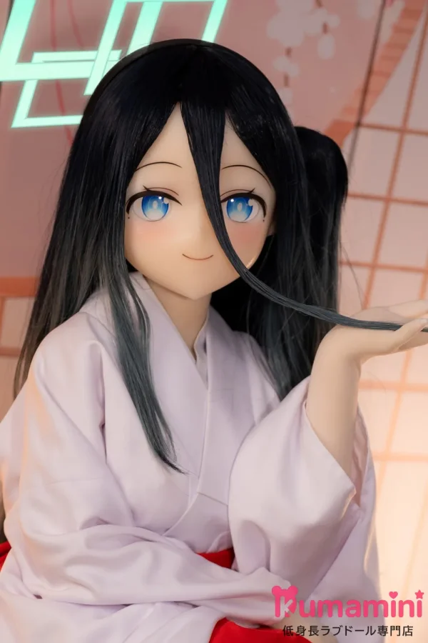 Aotume Doll M1ヘッド 爱丽丝（Ailisi）145cm Bカップ 黒髪ロング 二次元美少女 巫女風アダルトドール 【お客様投稿写真】