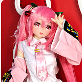 Aotume Doll M11ヘッド 135cm Bカップ ツインテール美少女 笑顔 可愛いアニメラブドール 宣伝画像はTPEヘッド＋TPEボディ【お客様投稿写真】