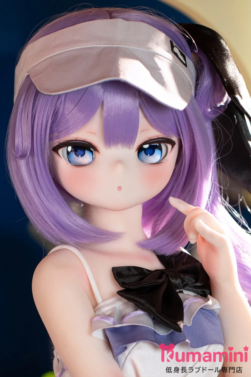 MOZU DOLL 【SR級】二分 1/2ドール 小希 紫髪 アニメ風 小柄ボディ 可愛いダッチワイフ 宣伝画像はPVCヘッド＋TPE製ボディ 宣伝画像と同じ衣装が付属