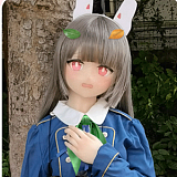 Aotume Doll M16ヘッド 145cm Bカップ セーラー服 藍髪 二次元 ダッチワイフ 宣伝画像はTPEヘッド＋TPEボディ【お客様投稿写真】