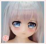 Aotume Doll M14ヘッド 145cm Bカップ 金髪 制服姿 元気系ラブドール 二次元 宣伝画像はTPEヘッド＋TPEボディ【お客様投稿写真】
