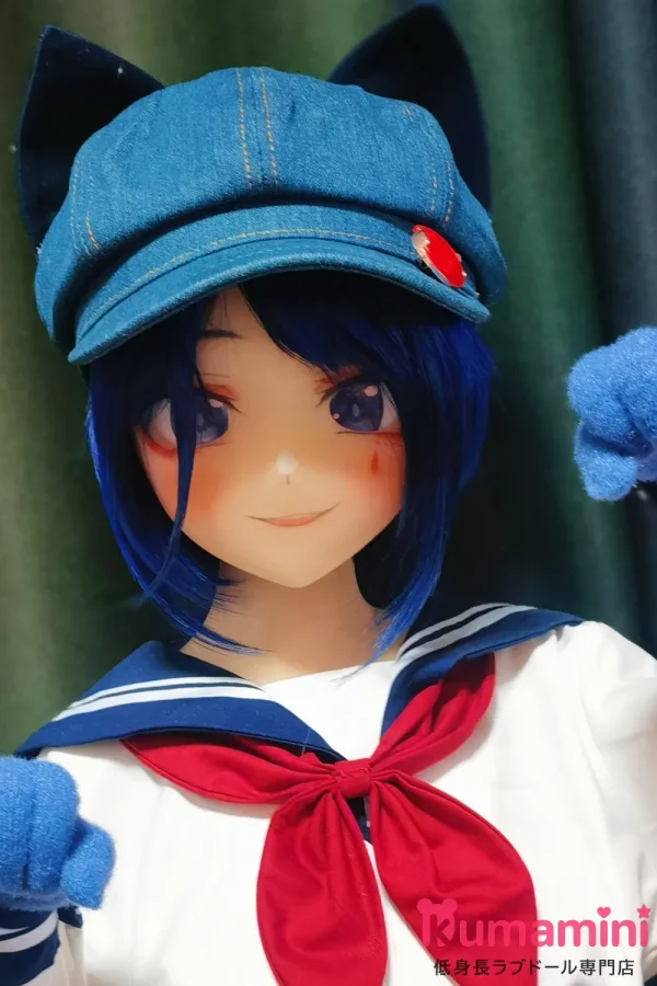 Aotume Doll M16ヘッド 145cm Bカップ セーラー服 藍髪 二次元 ダッチワイフ 宣伝画像はTPEヘッド＋TPEボディ【お客様投稿写真】