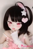 可愛いアニメダッチワイフ 笑い顔 黒髪 ピンクスタイル