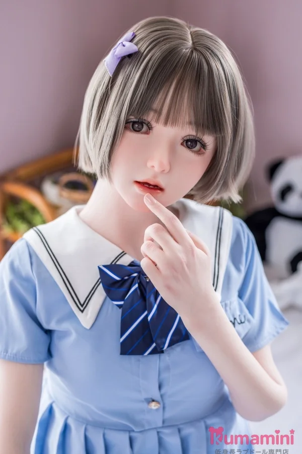 My Loli Waifu 略称MLW 145cm Aカップ #96B Shio ボブヘア美少女系 ラブドール フルシリコン製 口開閉機能付き