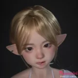 Jiusheng Doll 単体ヘッド シリコン製  ROS機能付き 可愛い リアルラブドール 自由選択 カスタマイズ可能