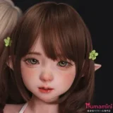 Jiusheng Doll 単体ヘッド シリコン製  ROS機能付き 可愛い リアルラブドール 自由選択 カスタマイズ可能