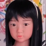 WAXDOLL 新型 121cm バスト平 #GB05R ヘッド リアルメイク付き フルシリコン製 褐色の肌 可愛い ラブドール