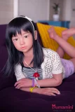 フルシリコン製 褐色 ダッチ ドール WAXDOLL GB05R ソファにうつ伏せになる