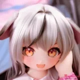 JSL DOLL 120cm AAカップ 小伊ヘッド 小さな角 小悪魔系美少女 ダッチワイフ 宣材画像ははソフビ製ヘッド+TPE製ボディ