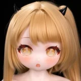 JSL DOLL 120cm AAカップ 小伊ヘッド 小さな角 小悪魔系美少女 ダッチワイフ 宣材画像ははソフビ製ヘッド+TPE製ボディ