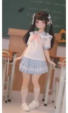 AMEDOLL 125cm #201ヘッド 可愛い二次元美少女 大きな瞳 ツインテール ラブドール カスタマイズ可能 宣伝画像はフルシリコン製 画像と同じ衣装も付属