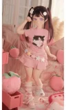 AMEDOLL 125cm #201ヘッド 可愛い二次元美少女 大きな瞳 ツインテール ラブドール カスタマイズ可能 宣伝画像はフルシリコン製 画像と同じ衣装も付属
