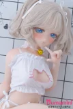 谷間アピール ブルーアイ AMEDOLL 白肌ボディ リアルドール