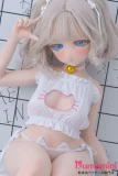 寝転がったラブドール 下着姿の美少女 125cm