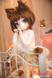 全裸姿 猫娘コス 色気あるラブドール 88cm