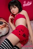 側面イメージ Jcute 124cm 赤い衣装のアダルトドール