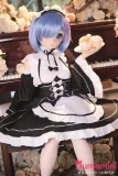 正面座りポーズ ヘアアクセ付き 125cm #201ヘッド リアルドール