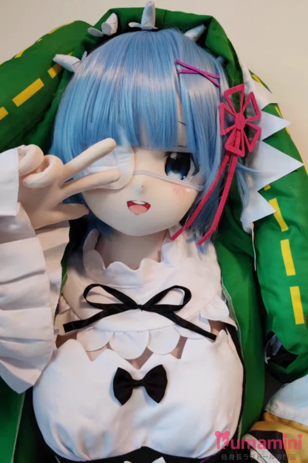 Real Girl 140cm Eカップ 9kg レム コスプレ 愛嬌系メイド  布製ラブドール