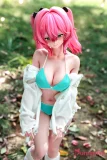 BCDOLL PUヘッド+シリコン製ボディ アニメ風 ミニラブドール