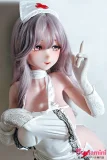 RAD058 144cm 白いナース風衣装 色気あるラブドール