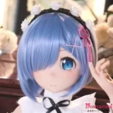 AMEDOLL 125cm #202ヘッド 锁冥 赤髪 色気ある衣装 アニメダッチワイフ カスタマイズ可能 宣伝画像はフルシリコン製