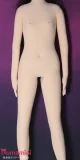 Real Girl 135cm 貧乳 8kg 小米粒 八重歯 ハート目 メイド風 布製 かわいい ラブドール