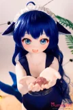 JSL DOLL 青髪ロングの二次元美少女ラブドール 120cm