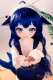 JSL DOLL 120cm AAカップ 大肥魚ヘッド 青髪 萌え系美少女 ダッチワイフ 宣材画像ははソフビ製ヘッド+TPE製ボディ