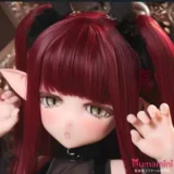 AMEDOLL 125cm #203ヘッド 喜多川 ツインテール 小悪魔風美少女 リアルドール カスタマイズ可能 宣伝画像はフルシリコン製