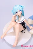 148cm 座りポーズのダッチワイフ 大きな瞳