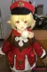 Real Girl 126cm 可莉 金髪エルフ耳 赤い冒険者風コスプレ 布製 ラブドール