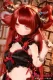 AMEDOLL 125cm #202ヘッド 锁冥 赤髪 色気ある衣装 アニメダッチワイフ カスタマイズ可能 宣伝画像はフルシリコン製