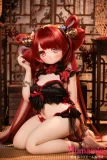正座姿のダッチワイフ ロングヘア 可愛いアニメリアルドール