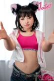 【残り2体のみ】【即納 日本倉庫在庫 最速2~3日でお届け】J-cute 133cm  AGD26 夏美ヘッド 黒髪 獣耳アクセ ロリ系美少女 ラブドール