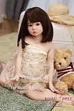 【5体限定】【即納 日本倉庫在庫 最速2~3日でお届け】AXBDOLL 可愛い顔 シリコン製頭部 GA01ヘッド+AT88TPEボディ ラブドール 新型88cm AAカップ 掲載画像のボディはリアルメイク付き