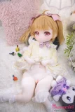 アニメ系ラブドール 金髪ツインテール 可愛い表情 乃惠瑶
