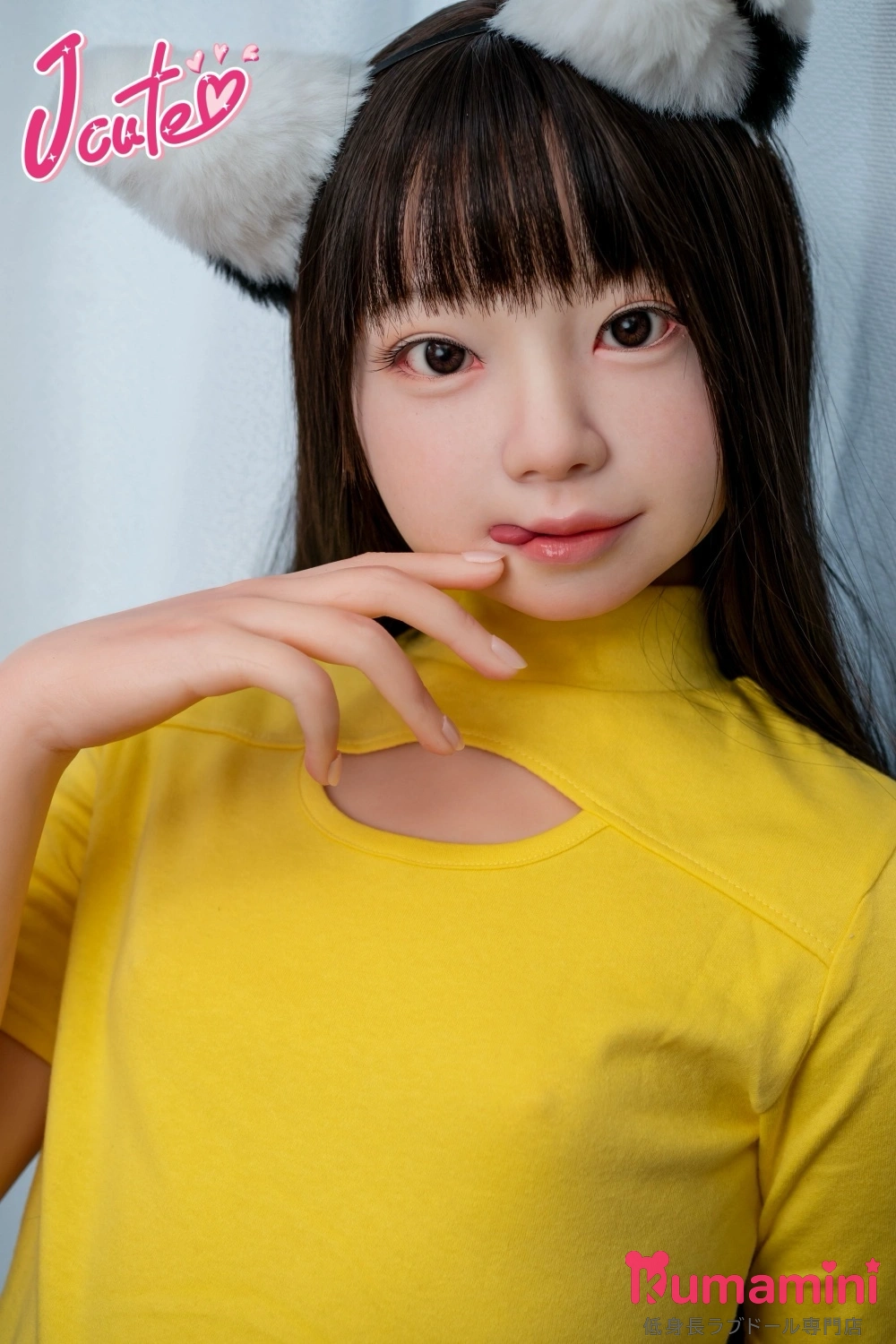 J-cute フルシリコン製 149cm バスト平 AGD40 絢(あや) 萌え系 ネコミミ美少女 ラブドール 宣材画像は軟性シリコン材質限定