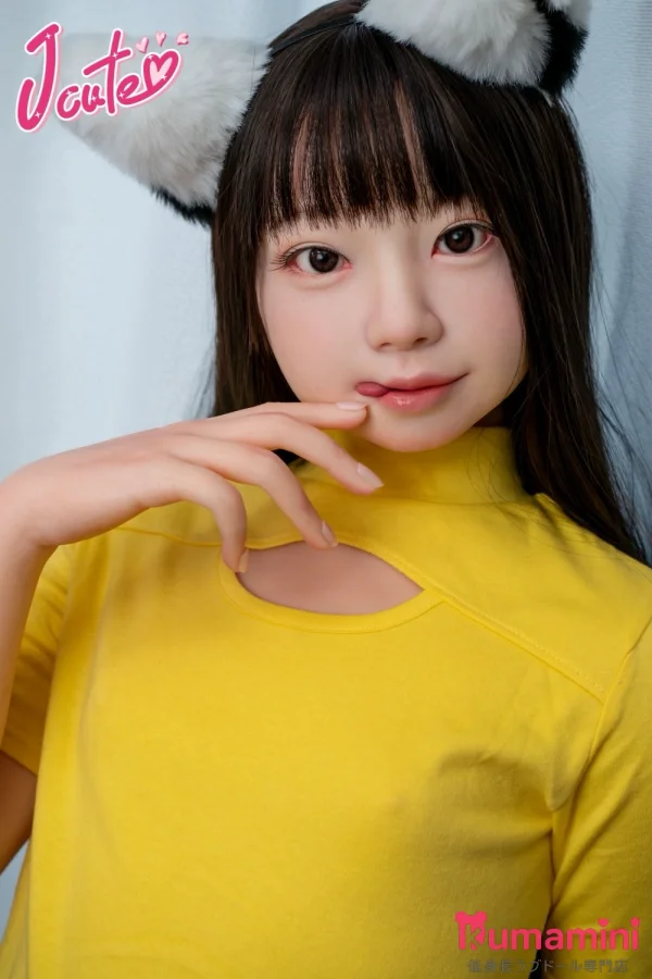 J-cute フルシリコン製 149cm バスト平 AGD40 絢(あや) 萌え系 ネコミミ美少女 ラブドール 宣材画像は軟性シリコン材質限定