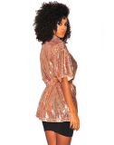 Fantastic Gold Short Jacket LX-2218