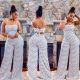Polka Dot Print Spaghetti Strap Long Jumpsuits WSM-5076