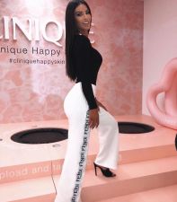 Fashion White Wide Leg Long Pants BGN-018