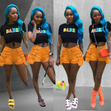 Casual Denim Pocket Jeans Shorts MOF-5083
