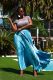 Fashion High Waist Big Swing Pleated Long Skirts LA-3102
